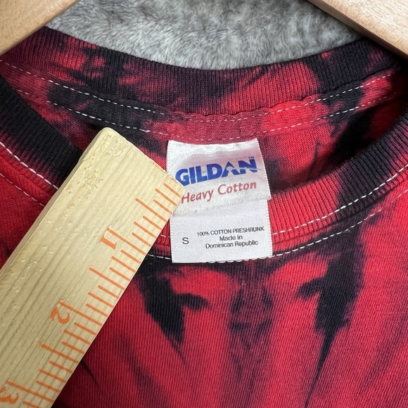 University of Wisconsin Badgers Basketball Grateful Red Tie Dye T-Shirt Size S - Picture 3 of 6